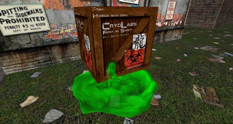 Second Life Marketplace - CyroCrate Exploding Wooden Crate V1.1