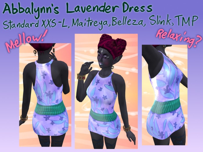 Abbalynn's Lavender Dress