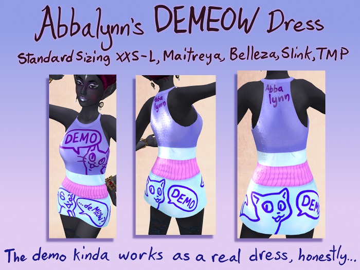 Abbalynn's DEMEOW Dress