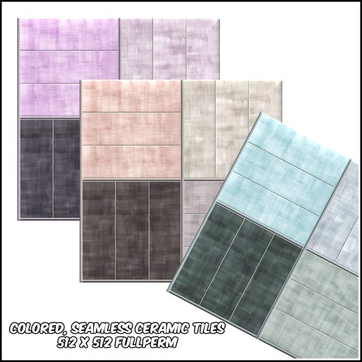 # colored, seamless ceramic tiles