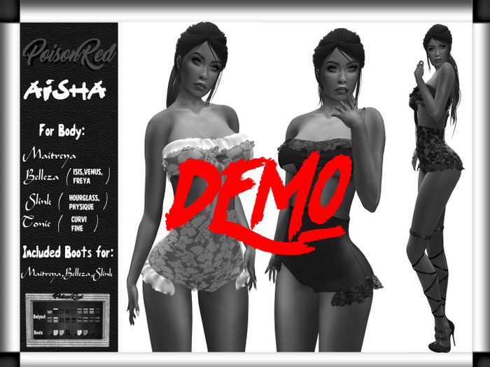 PoisonRed-Aisha Bodysuit DEMO