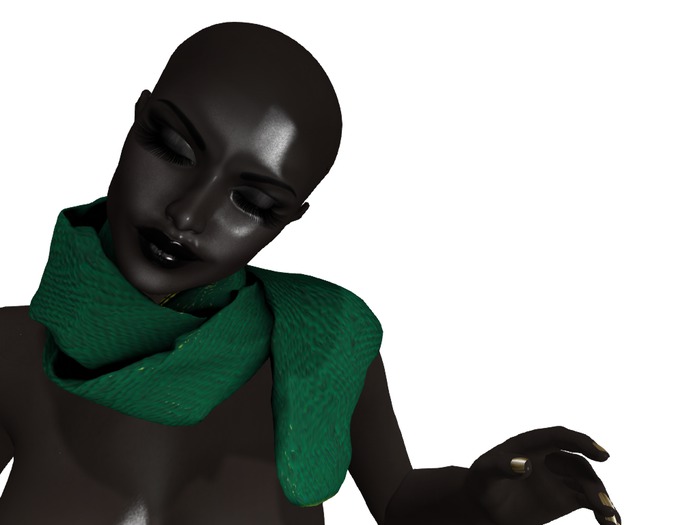.:S.C:. Scarf - Knit - Green DEMOS
