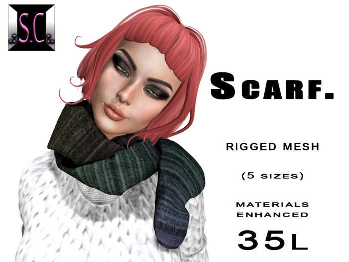 .:S.C:. Scarf - Woven - Multi