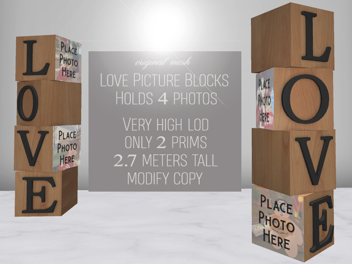 [Townies] Love Custom Picture Blocks