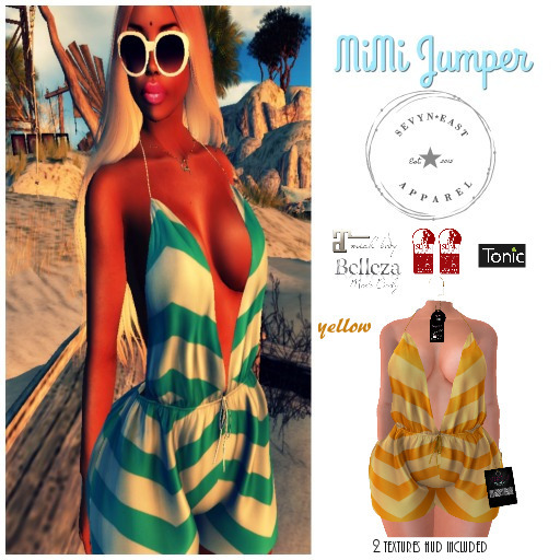 Sevyn East Mimi Jumper Yellow