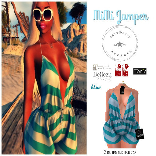 Sevyn East Mimi Jumper Blue 