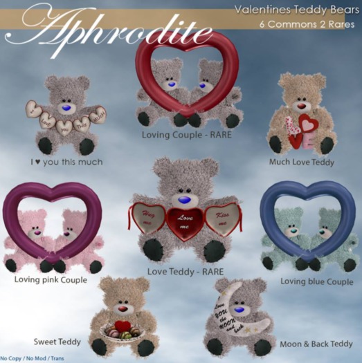 Aphrodite loving couple bears (boys)