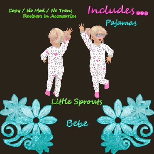Little*Sprouts- XOXO Pj's Bebe