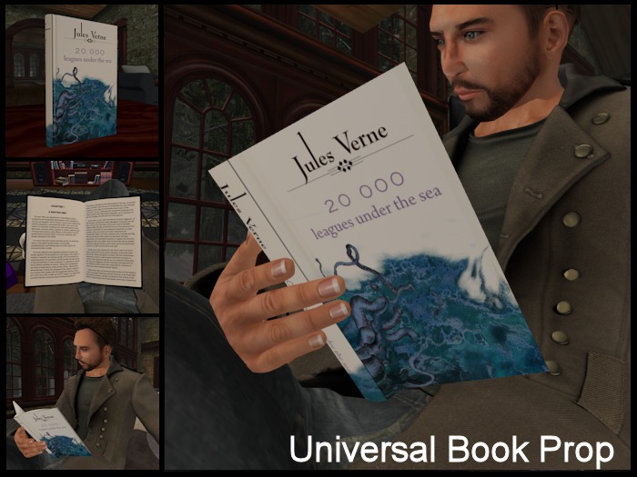 Universal Book Prop - J. Verne - 20,000 Leagues Under the Sea