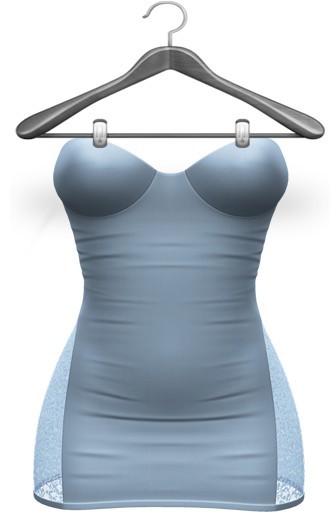 *V2V AVIVA DRESS SKULL  PALE BLUE