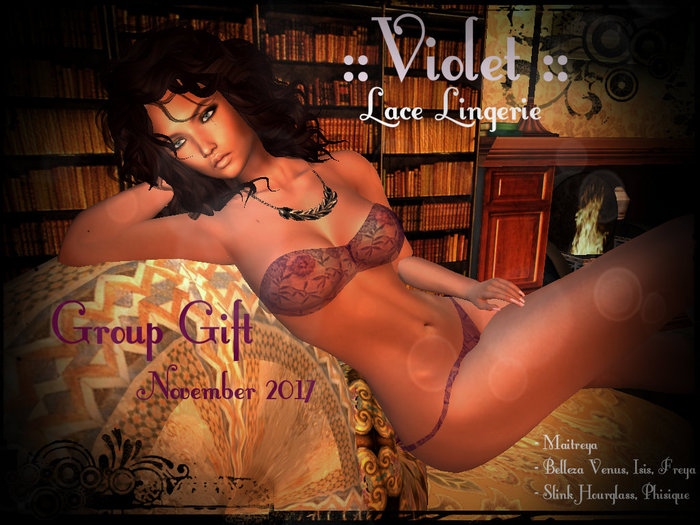 :::::Seven*Lives::::: Group Gift November 2017 Violet Lingerie