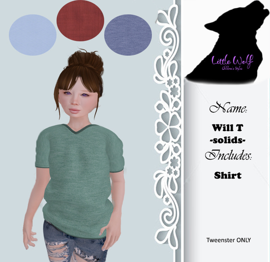 ~LW~ Will T- Solids- FatPack