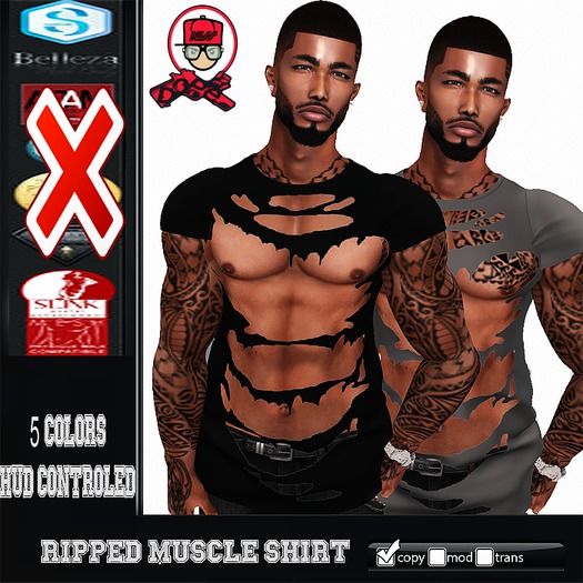 [DOPE] Ripped Muscle Shirt DEMO BAG