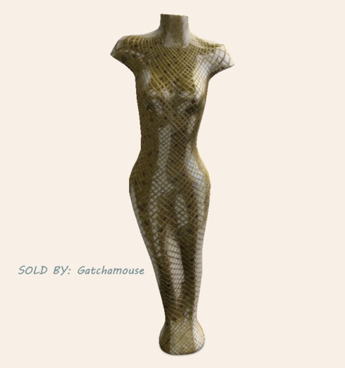 -David Heather-Mosaic Mannequin/Gold