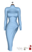 Bowie dress blue