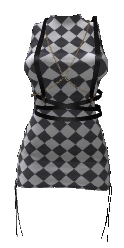 Leviosa Checkered Lace Up Dress - Maitreya - Hourglass - Ska - Rudegirl - Punk