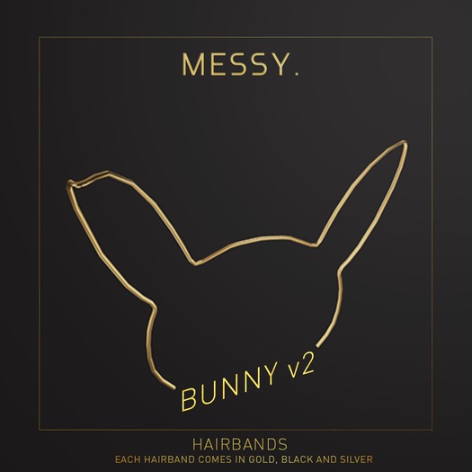 Messy. Hairband Bunny v2