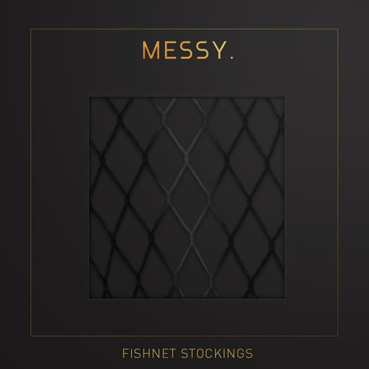 Messy. Fishnet Stockings Black