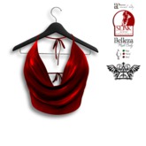 TM FABRIC FASHION - Mona Top - Maitreya / Belleza / Slink - RED