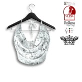 TM FABRIC FASHION - Mona Top - Maitreya / Belleza / Slink - WHITE