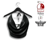 TM FABRIC FASHION - Mona Top - Maitreya / Belleza / Slink - BLACK
