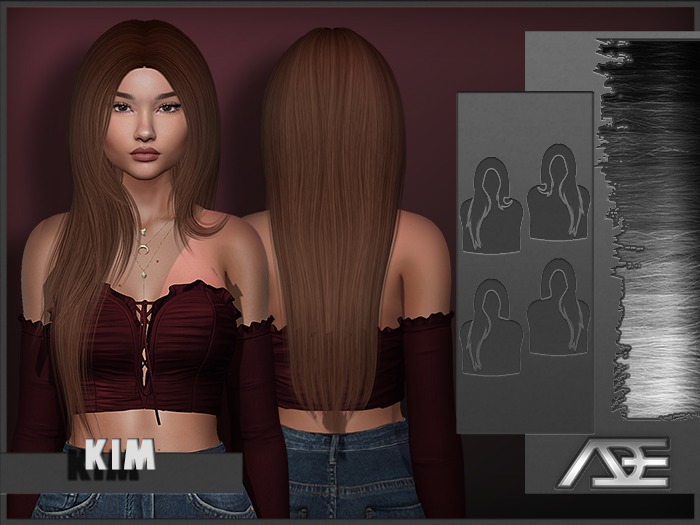 Ade - Kim Hairstyle (Greyscale)