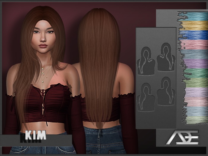 Ade - Kim Hairstyle (Pastels)