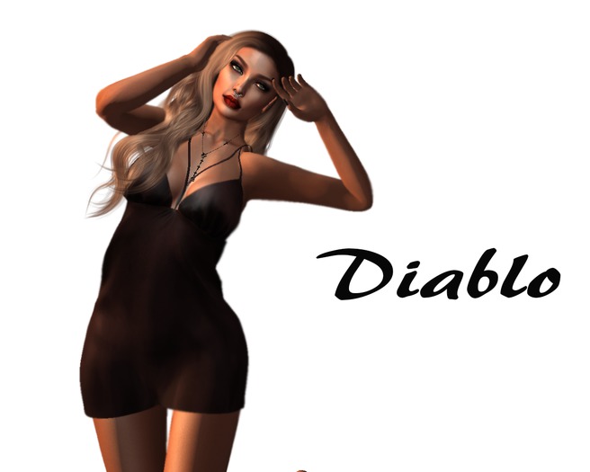Diablo - Strappy dress Choco 