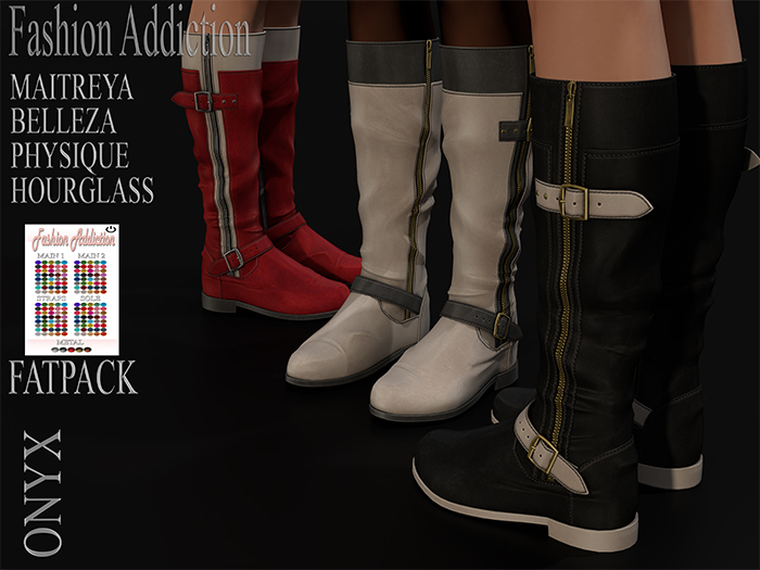 FASHION ONYX BOOTS  -MAITREYA BELLEZA HOURGLASS PHYSIQUE
