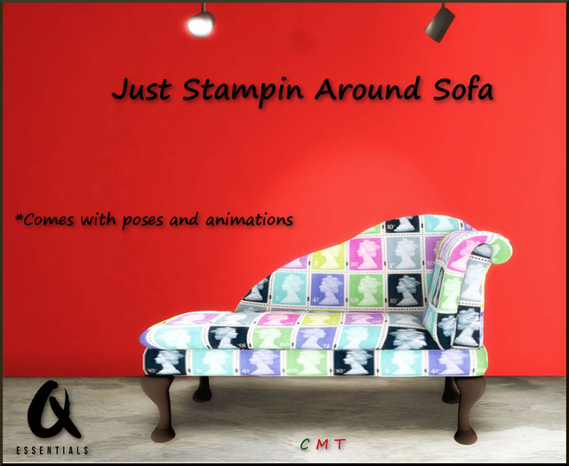 {Q-Essentials} Just Stampin Around  Sofa