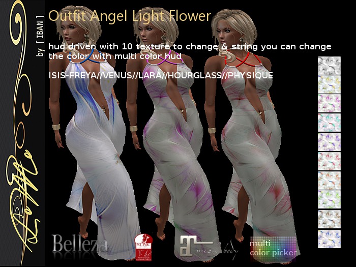 [ IBAN ] //057 DRESS ANGEL LIGHT MAITREYA BELLEZA SLINK