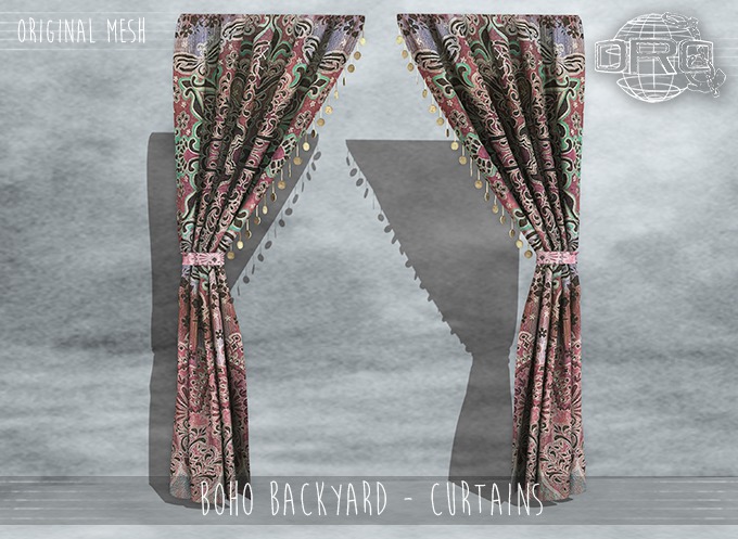 -DRD- Boho Backyard - Curtains
