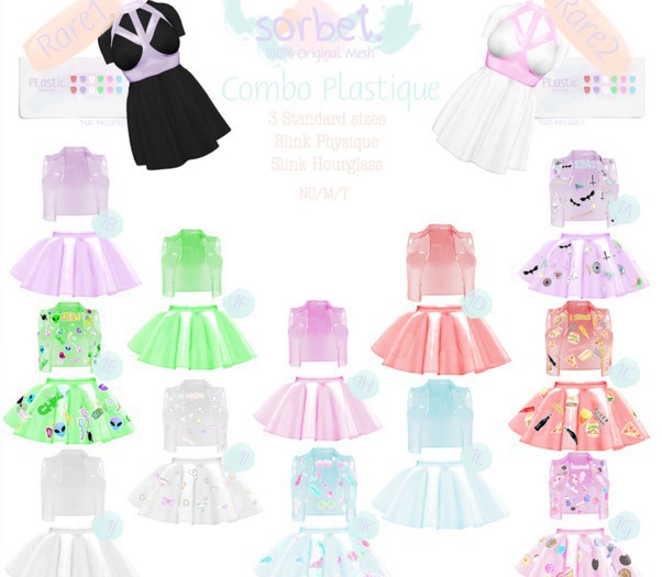 Sorbet. Combo Plastique [1I] XS