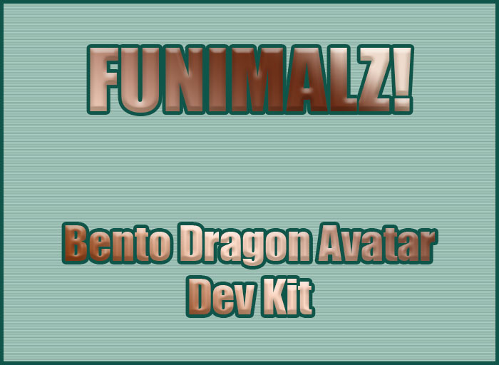 FUNIMALZ! Bento Dragon Avatar Dev Kit