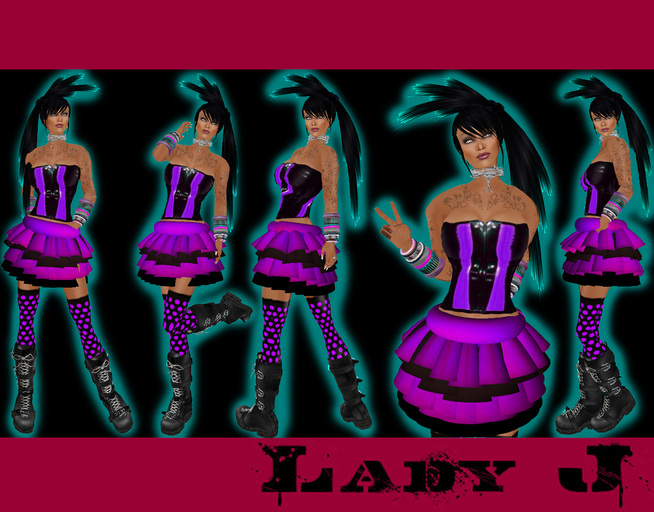 Lady J Collection GwenPurple