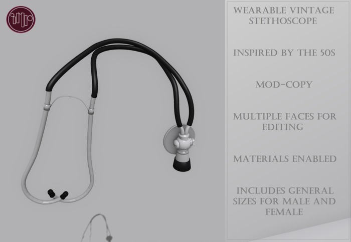 50s stethoscope DEMO boxed