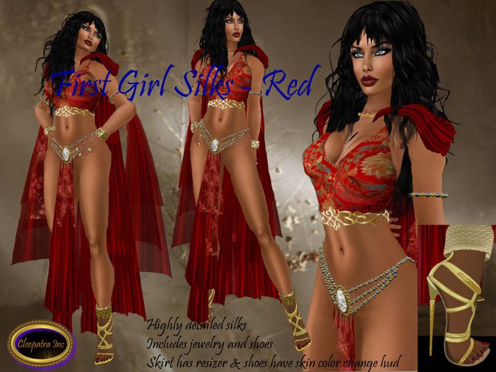 .:CI:. First Girl ~ Red Silks (bag) Omega Appliers