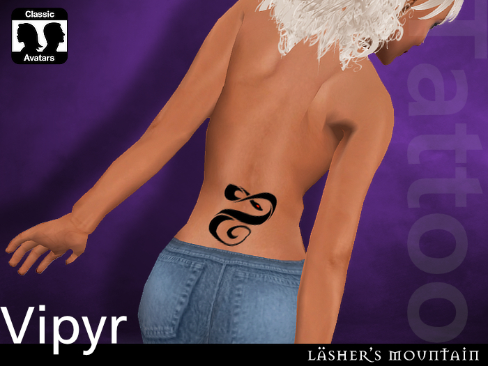VIPYR Snake Tattoo (Lower Back)