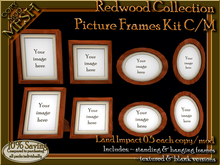 :KT&M: PictureFramesCOLLECTION REDWOOD MESH -WEAR TO UNPACK
