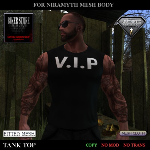 #Aesthetic Tank Top "V.I.P"