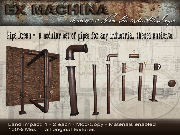 Ex Machina -  Pipe Dreams - pipes elements