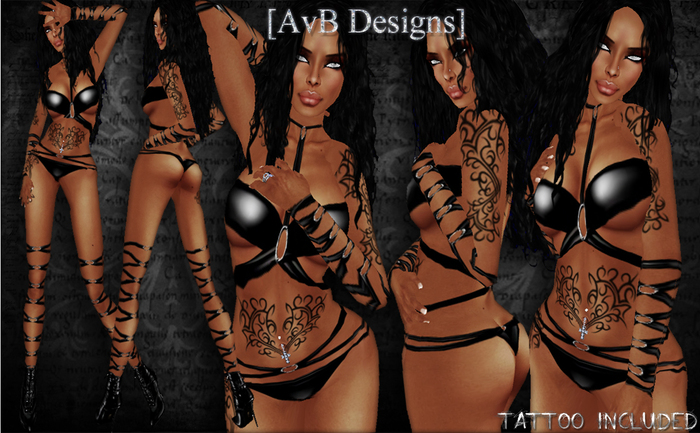[AvB]=Dark Secrets=Tattoo Included(Black)