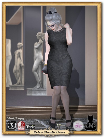 *LBD* Retro Sheath Dress