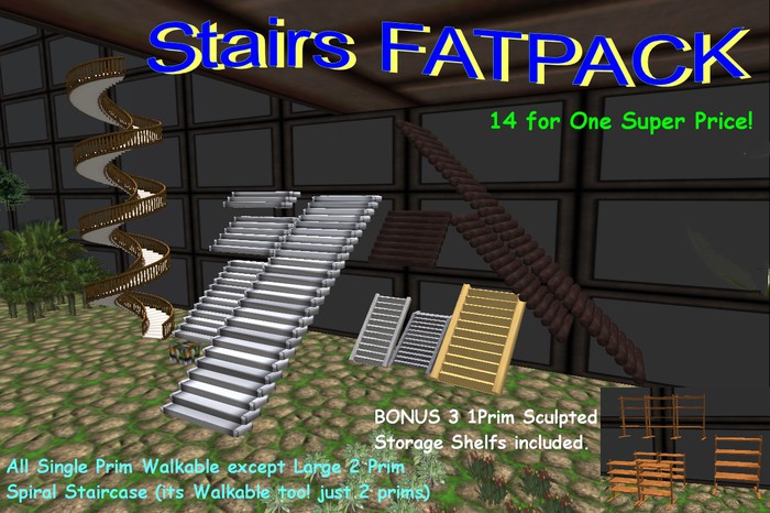Stairs FATPACK 14 for One price M/C