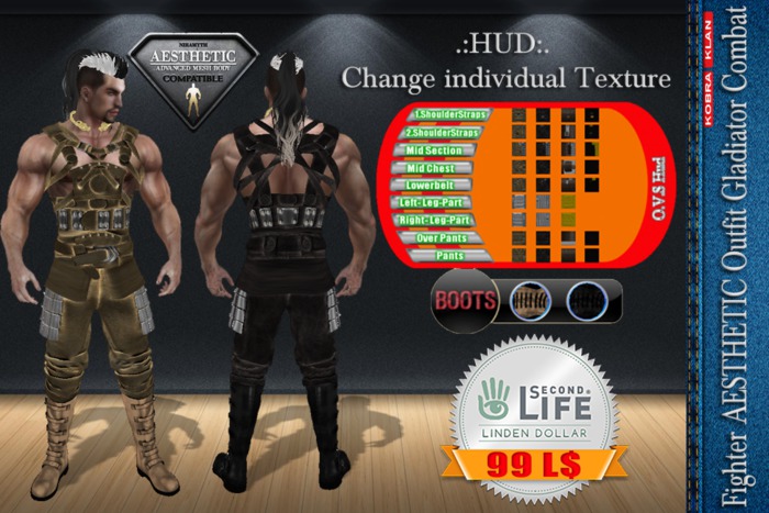 AESTHETIC Fighter Outfit Gladiator Combat