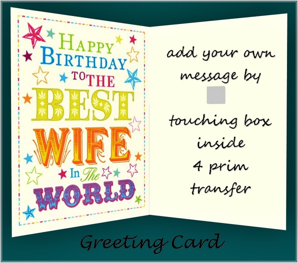 Happy Birthday To The Best Wife
