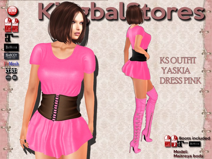 150 KS OUTFIT YASKIA DRESS PINK