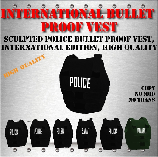 Bullet proof Tactical vest policia policja polizei politie swat police polizia