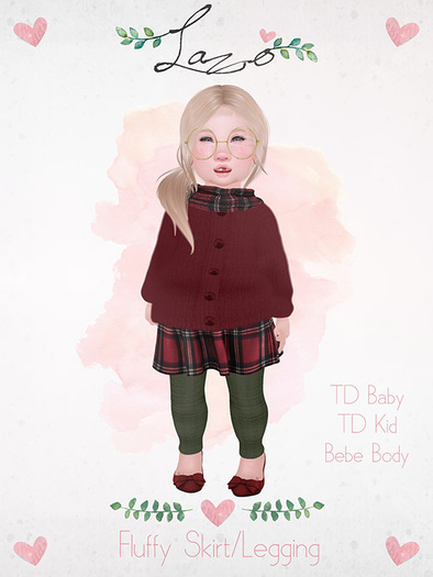 ~Lazo - Fluffy Skirt/Legging 2