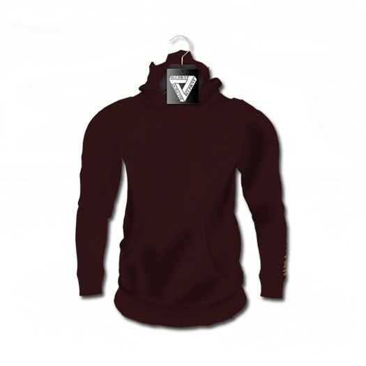 Blupr/nt - MidFire Burgendy Hoodie